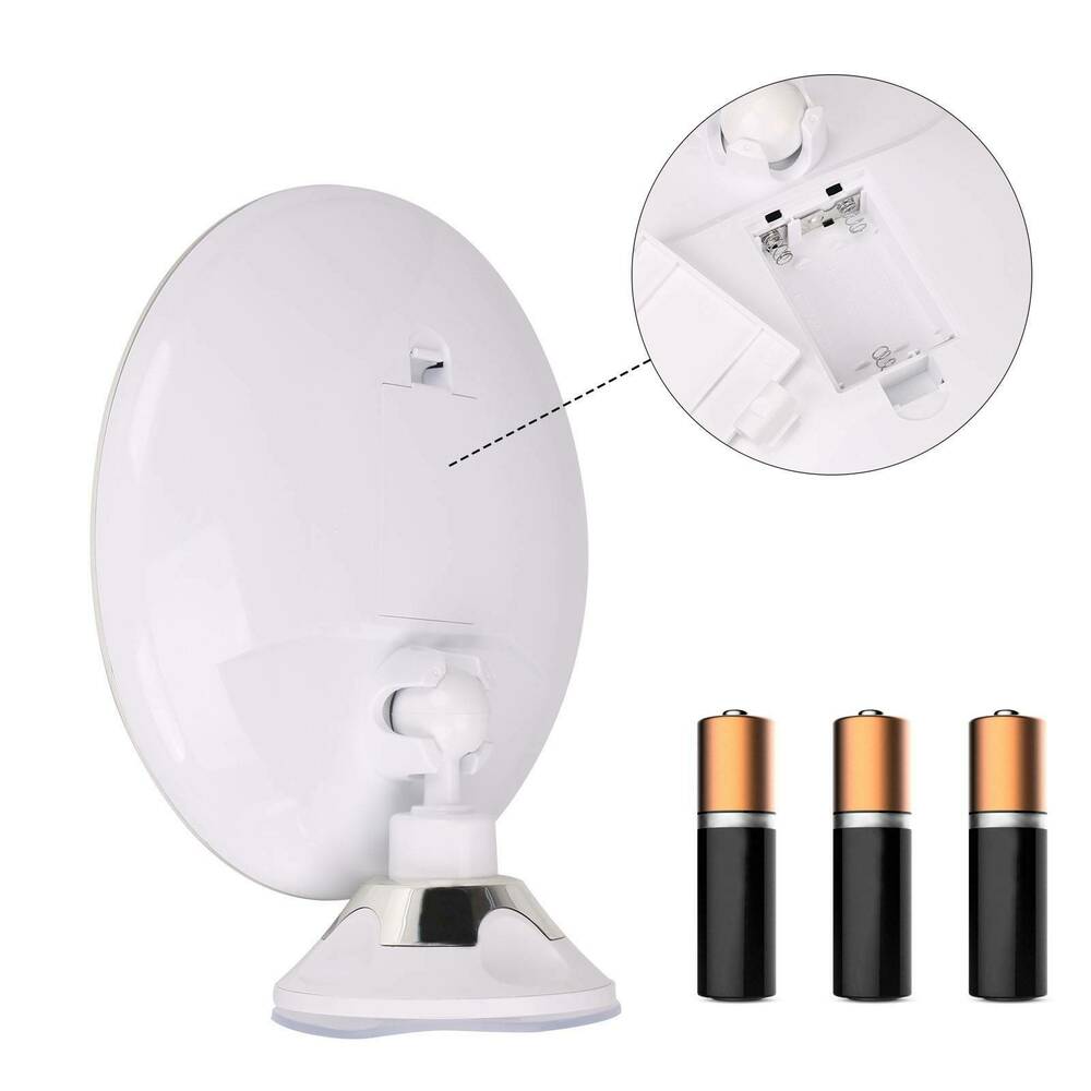 10x Magnifying Makeup Mirror with LED Lights, 360° Rotation and Natural Daylight Illumination for Flawless Beauty 5