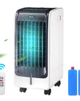 110V Portable Cooling Evaporative Fan with 3-Speed and 8H Timer Function 3