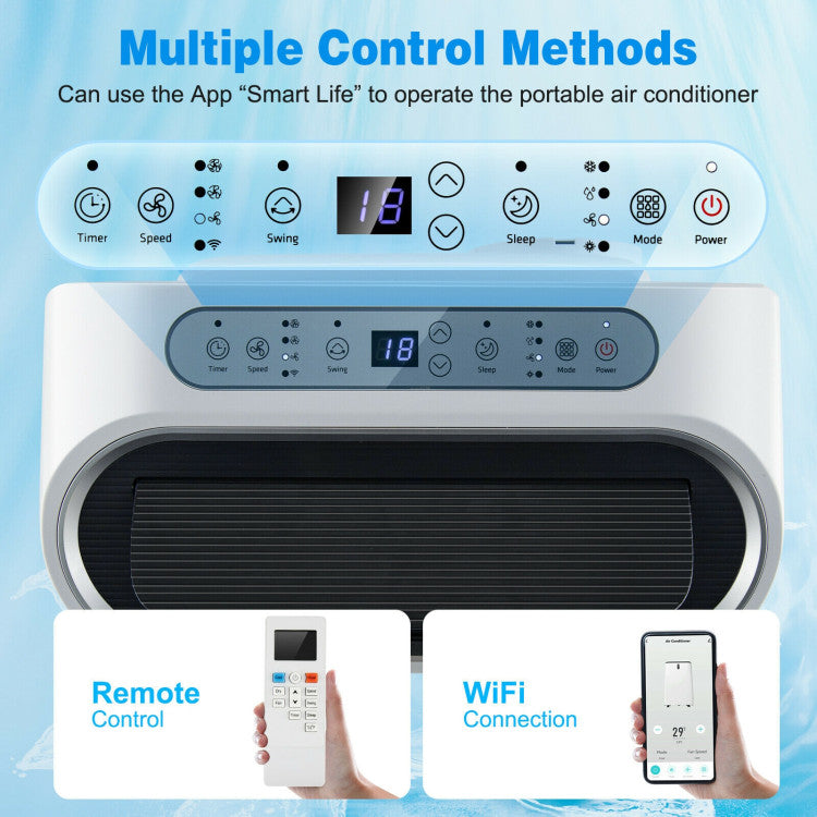 12000 BTU(Ashrae) Portable Air Conditioner with Smart App Control 5