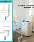 12000 BTU(Ashrae) Portable Air Conditioner with Smart App Control 7