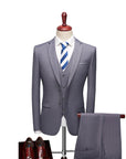 Jonah - 3-Piece Slim Fit Men's Suit Set for Weddings and Formal Events-5