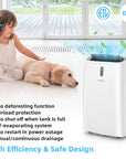14000 BTU(Ashrae) Portable Air Conditioner with APP and WiFi Control 6