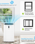 14000 BTU(Ashrae) Portable Air Conditioner with APP and WiFi Control 7