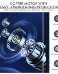 20 Inch High-Velocity Floor Fan with 3 Wind Speeds 6