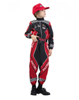 Boys’ Halloween Racing Outfit | Realistic Long Sleeve Jumpsuit
