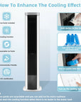 3-In-1 Portable Evaporative Air Cooler with Timer 7