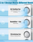 3-in-1 Evaporative Air Cooler with 9H Timer Remote 7