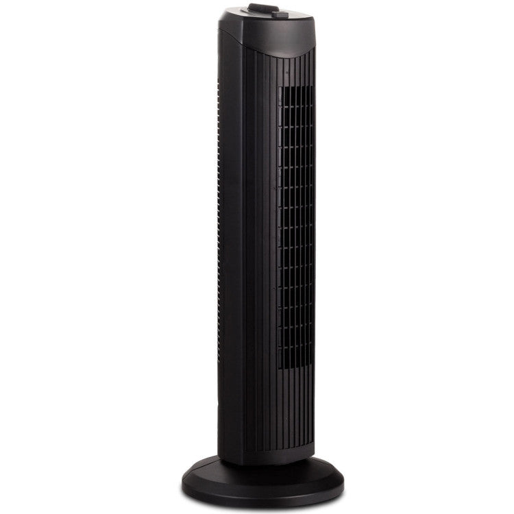 35W 28 Inch Quiet Bladeless Oscillating Tower Fan 0