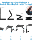 360 ° ergonomic laptop stand - flex stand 4