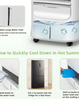 4-in-1 Portable Evaporative Air Cooler with Timer and 3 Modes 7