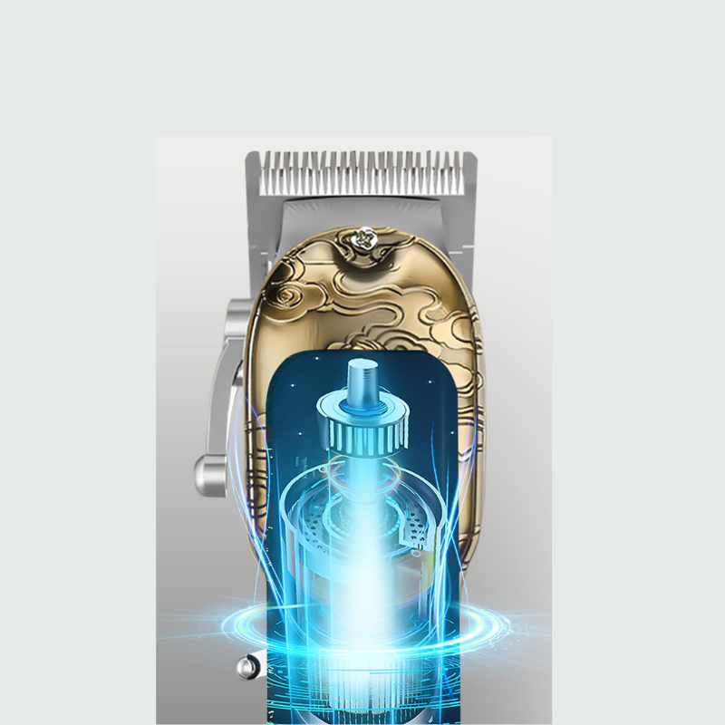 4-in-1 Professional Clipper Kit with High-Speed Motor, Waterproof Design, Adjustable Lengths, and LED Display 3