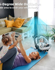 40 Inch Tower Fan with Remote 75˚ Oscillating Fan with 3 Wind Modes and 4 Wind Speeds 6