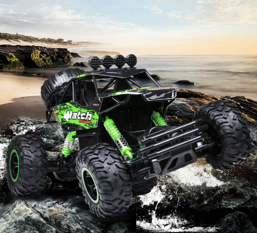 4x4 RC Monster Truck - BeastTrek X4 Off-Road Remote Control Truck with High-Performance Motor 4