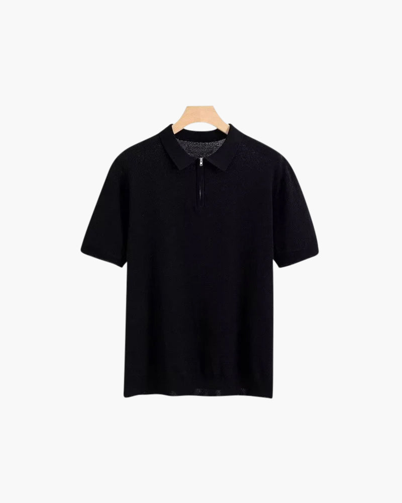 Polo con cremallera