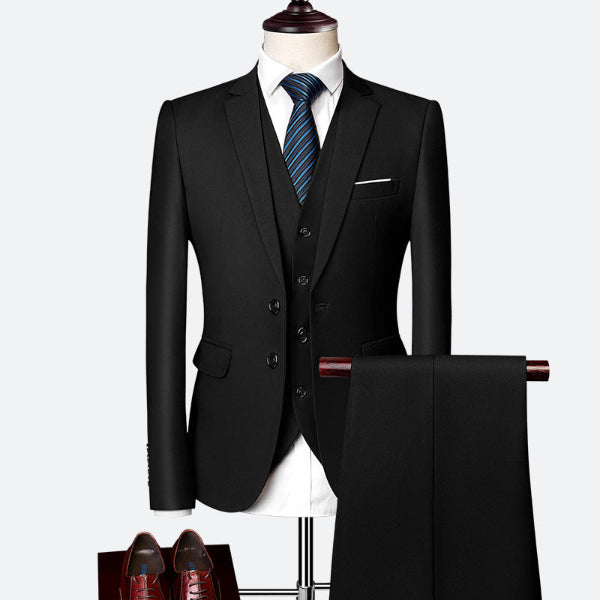 Variant image for Jonah - 3-Piece Slim Fit Men&#39;s Suit Set for Weddings and Formal Events-17