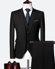 Variant image for Jonah - 3-Piece Slim Fit Men's Suit Set for Weddings and Formal Events-17