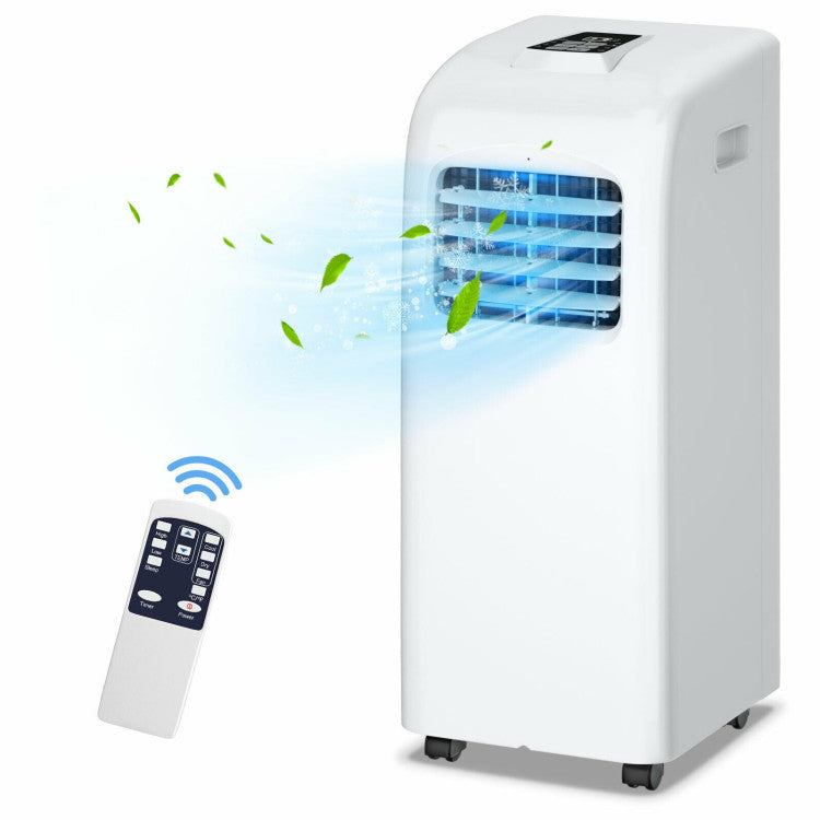 8000 BTU Portable Air Conditioner with Dehumidifier Function 0