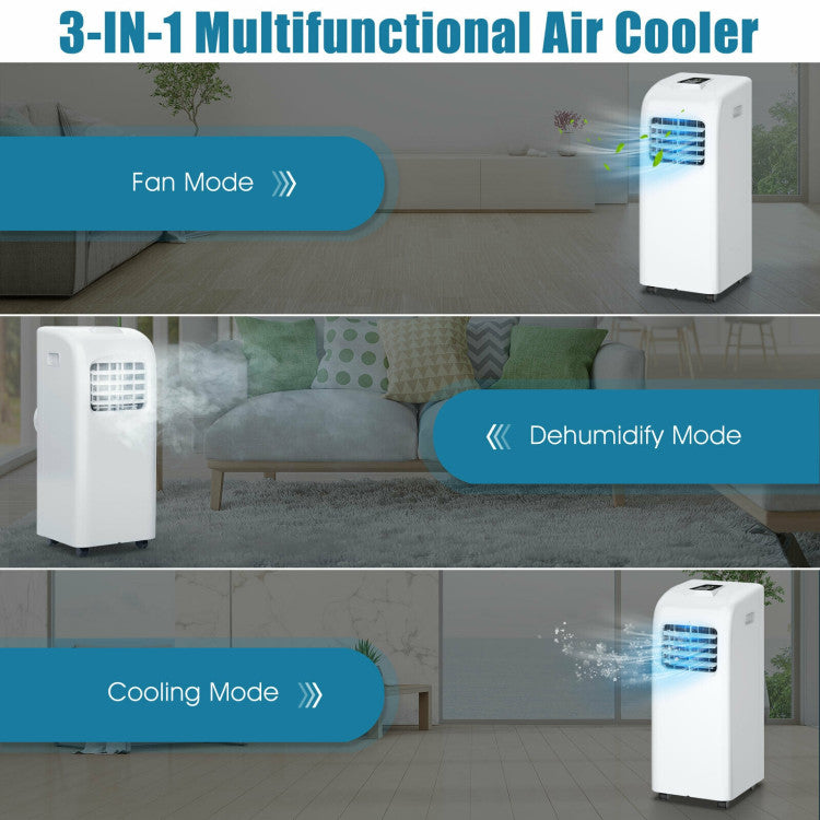 8000 BTU Portable Air Conditioner with Dehumidifier Function 2