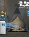 8000 BTU Portable Air Conditioner with Dehumidifier Function 6