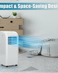 8000 BTU Portable Air Conditioner with Dehumidifier Function 7