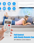 9000 BTU 17 SEER2 208-230V Ductless Mini Split Air Conditioner and Heater 5