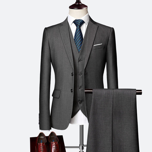 Variant image for Jonah - 3-Piece Slim Fit Men&#39;s Suit Set for Weddings and Formal Events-25