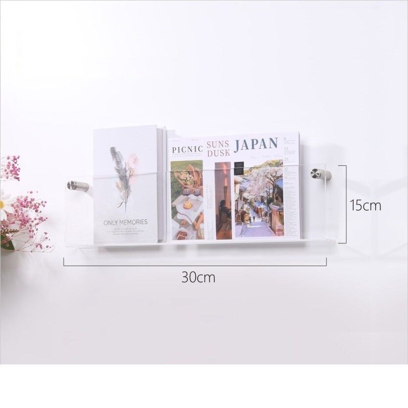 AcrylicAura | Stylish Eco-Friendly Wall Mounted Magazine Holder 11