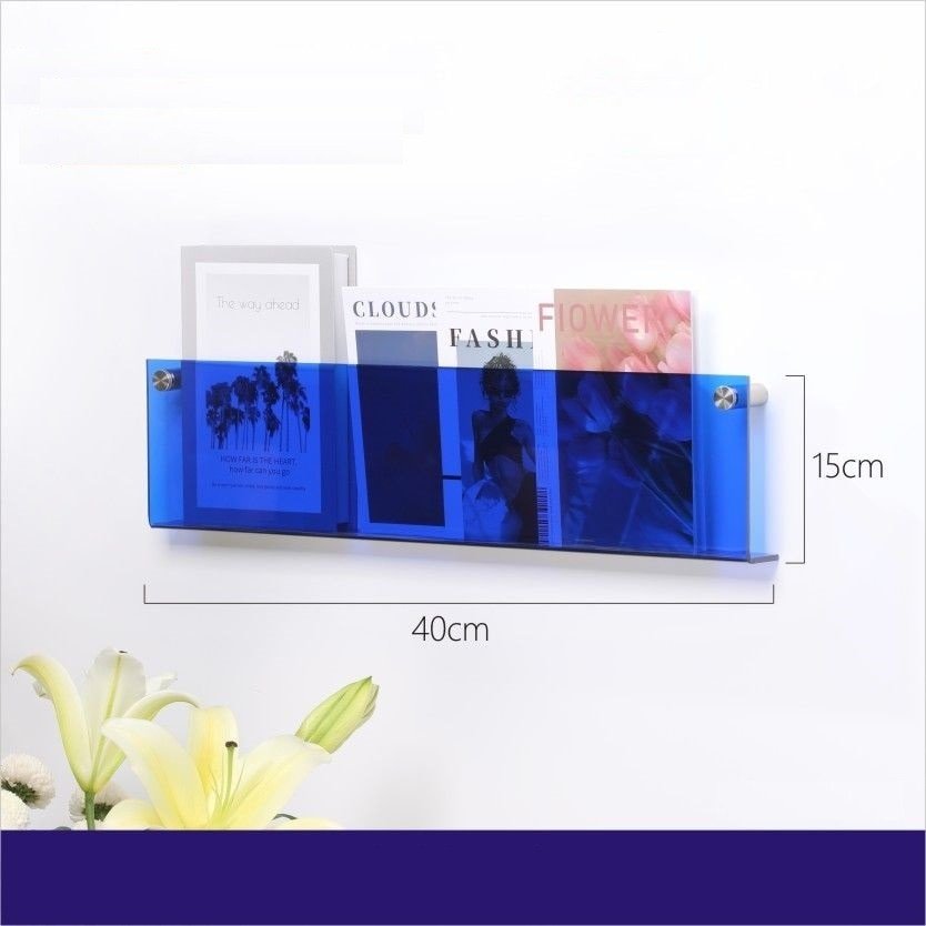 AcrylicAura | Stylish Eco-Friendly Wall Mounted Magazine Holder 24