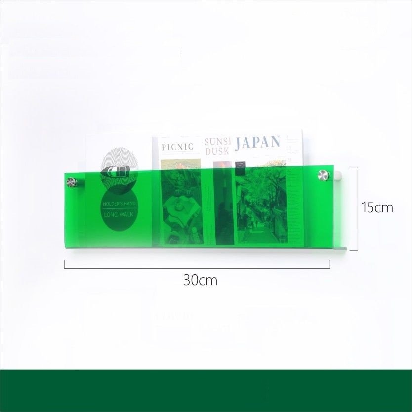 AcrylicAura | Stylish Eco-Friendly Wall Mounted Magazine Holder 36