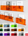 AcrylicAura | Stylish Eco-Friendly Wall Mounted Magazine Holder 3