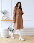Adelina | Women's Wool Double-Breasted Trench Coat for Winter Style 3