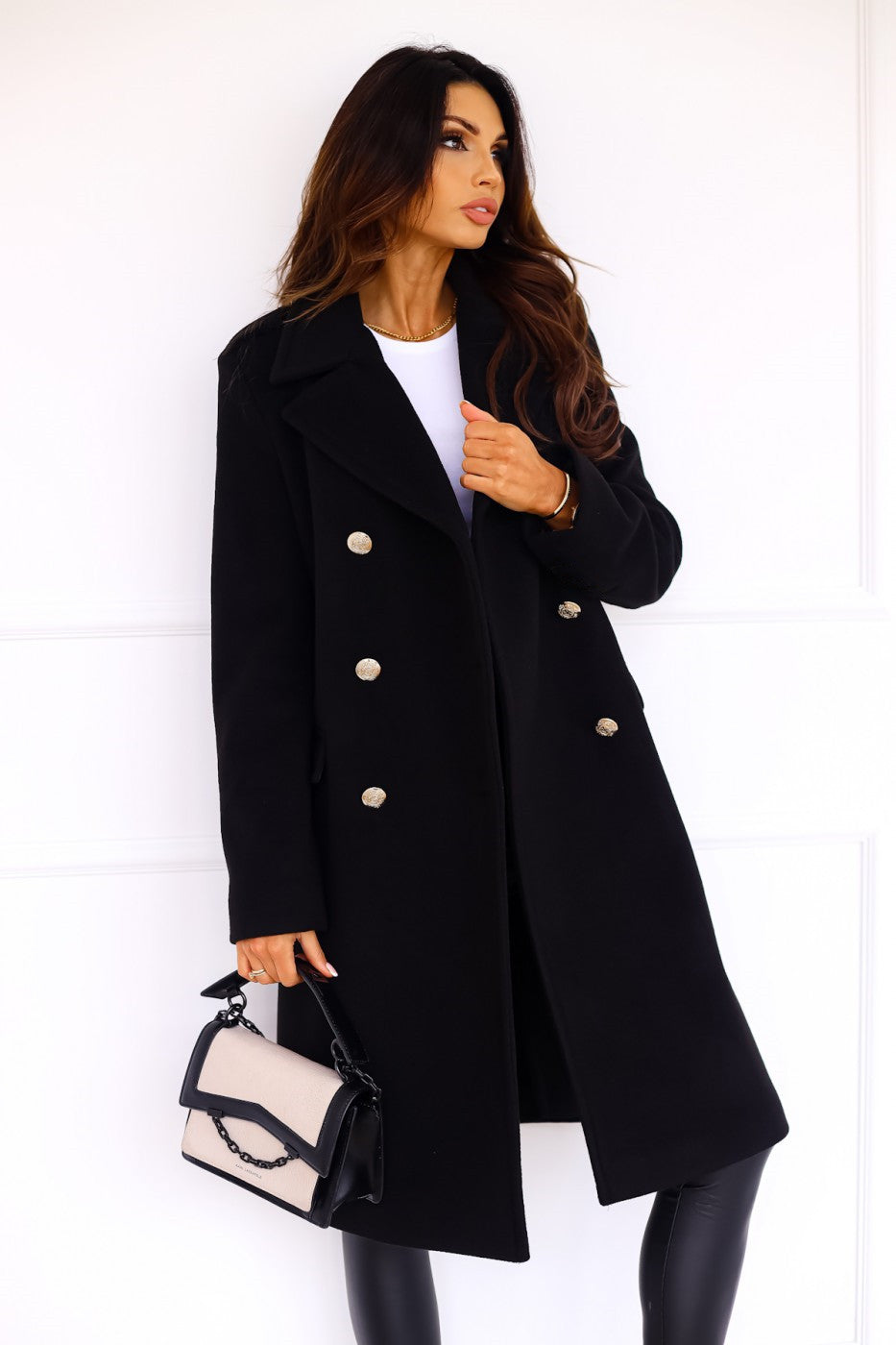 Adelina | Women's Wool Double-Breasted Trench Coat for Winter Style 4