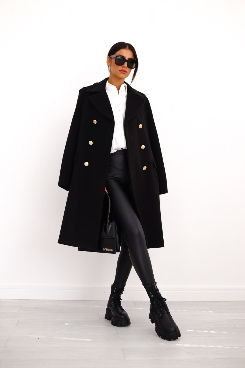 Adelina | Women's Wool Double-Breasted Trench Coat for Winter Style 5