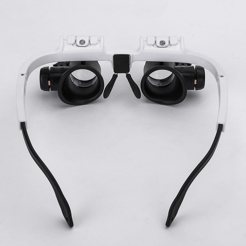 Adjustable LED Magnifying Glasses with 8x, 15x, and 23x Magnification for Hobbies and Precision Work 1