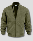 Adrien | Men’s Autumn Bomber Jacket with Ribbed Hem and Cuffs 10