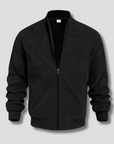 Adrien | Men’s Autumn Bomber Jacket with Ribbed Hem and Cuffs 11
