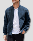 Adrien | Men’s Autumn Bomber Jacket with Ribbed Hem and Cuffs 5