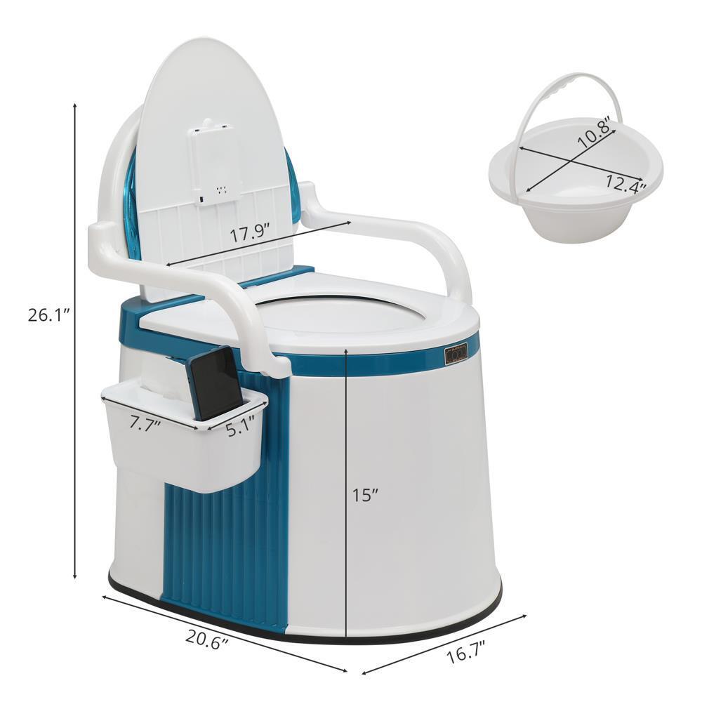 Adult and Elderly Portable Toilet for Home and Outdoor Use 6