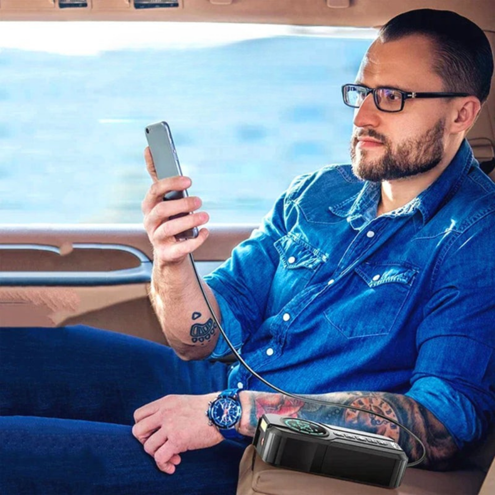 AeroBoost | Powerful Portable Tire Inflator and Car Tyre Pump with LED Light 1