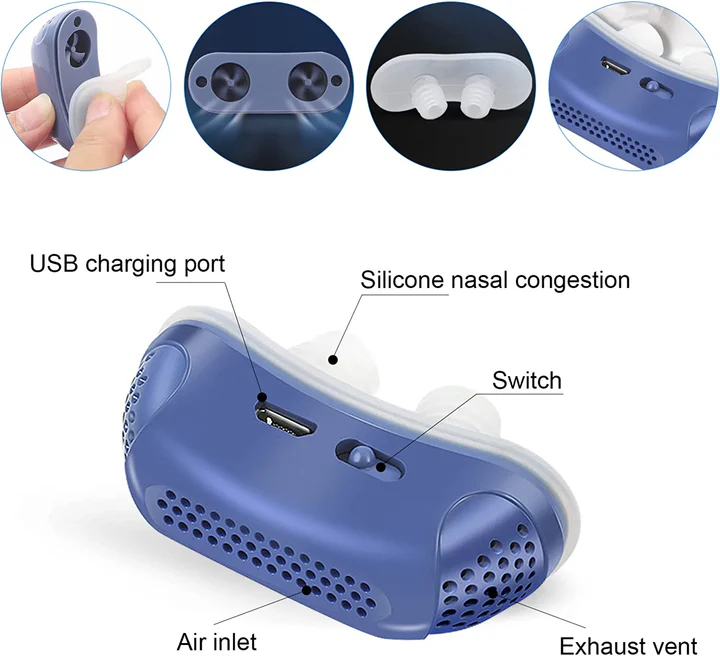 AeroSilk | Compact Portable Sleep Apnea Micro CPAP Device for Travel 1