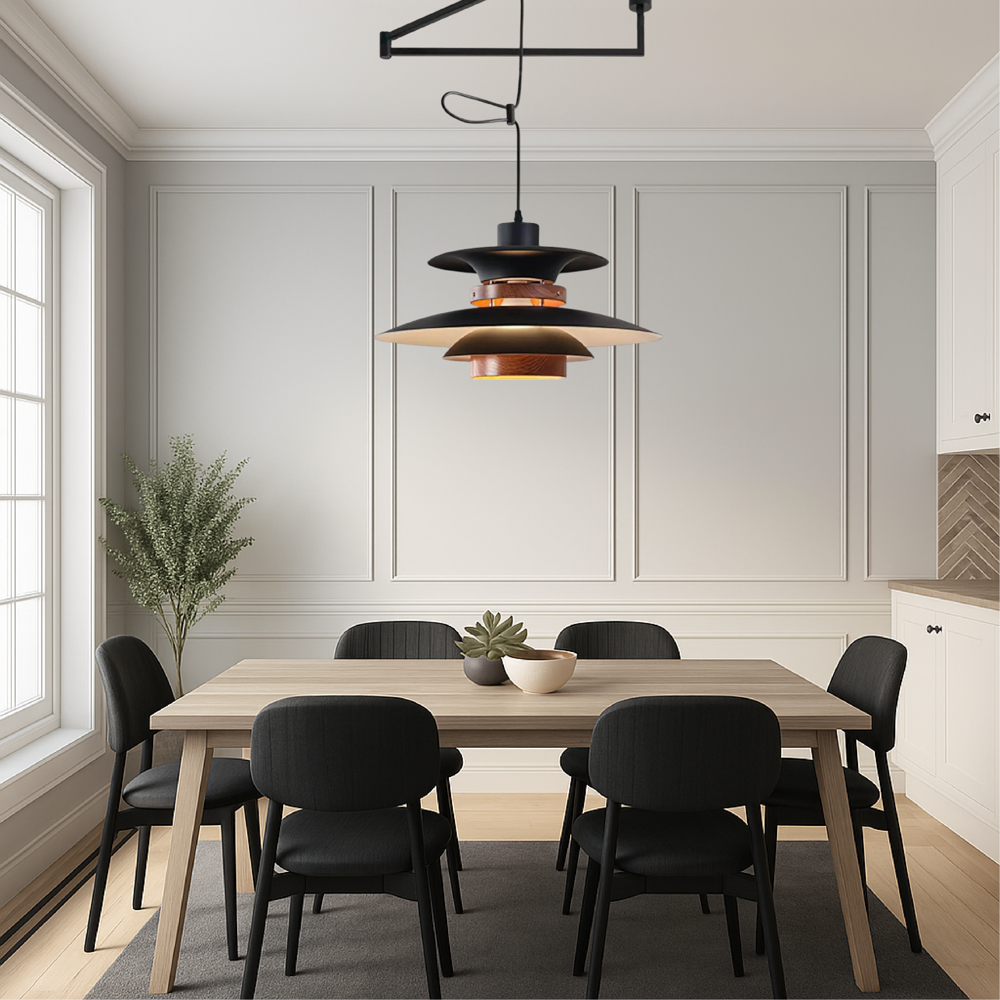 Aeronel | Modern Swing Arm Pendant Lamp 2