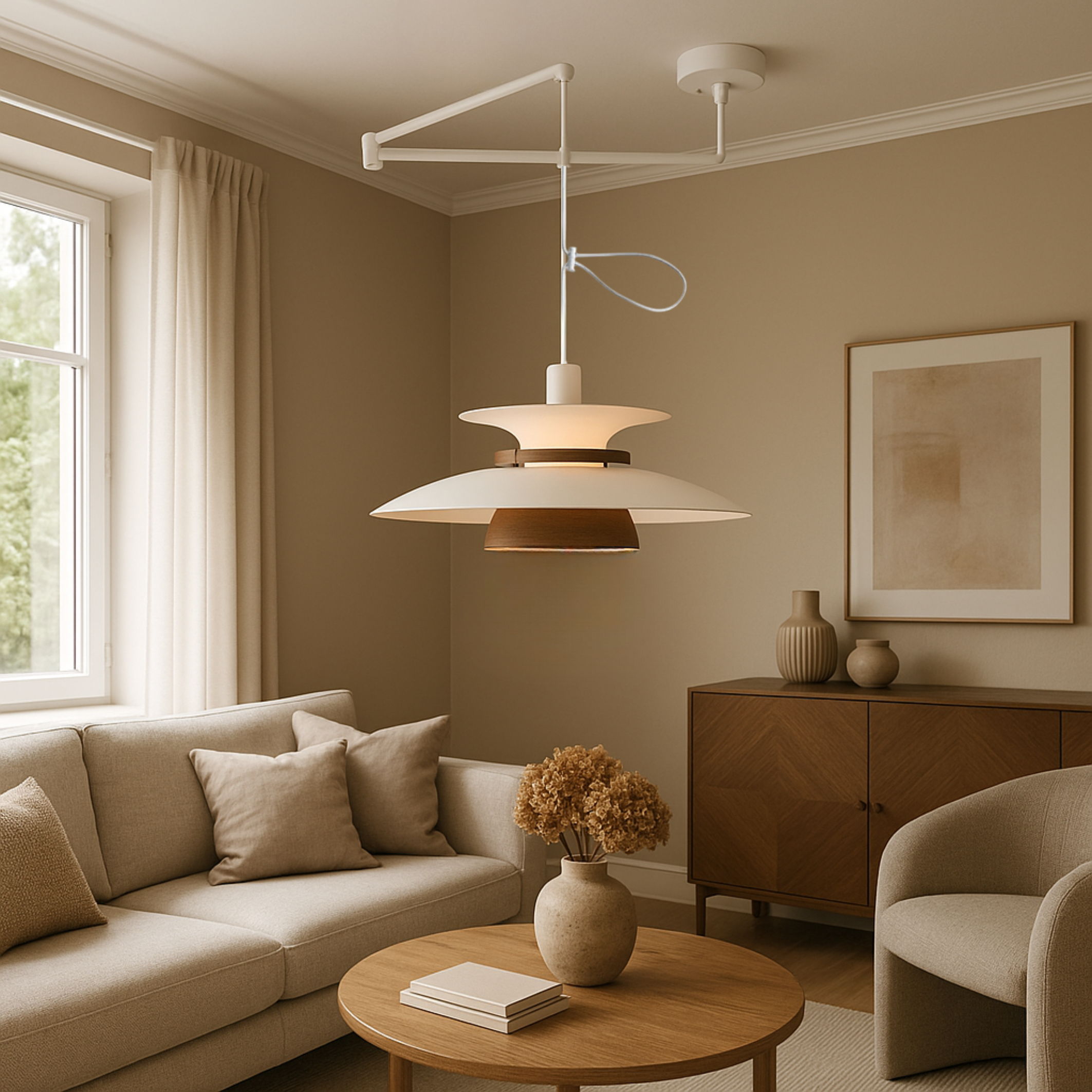 Aeronel | Modern Swing Arm Pendant Lamp 3
