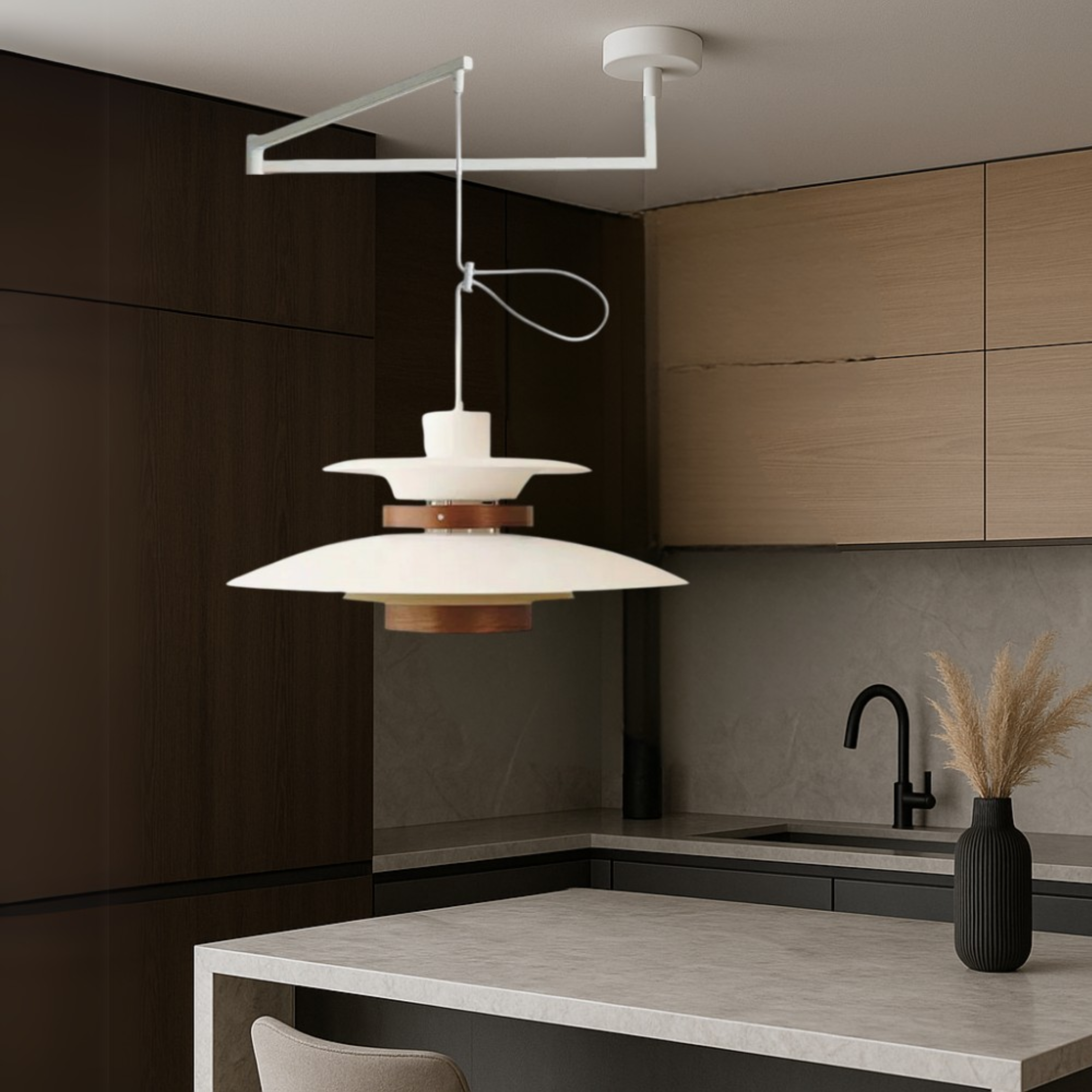 Aeronel | Modern Swing Arm Pendant Lamp 5