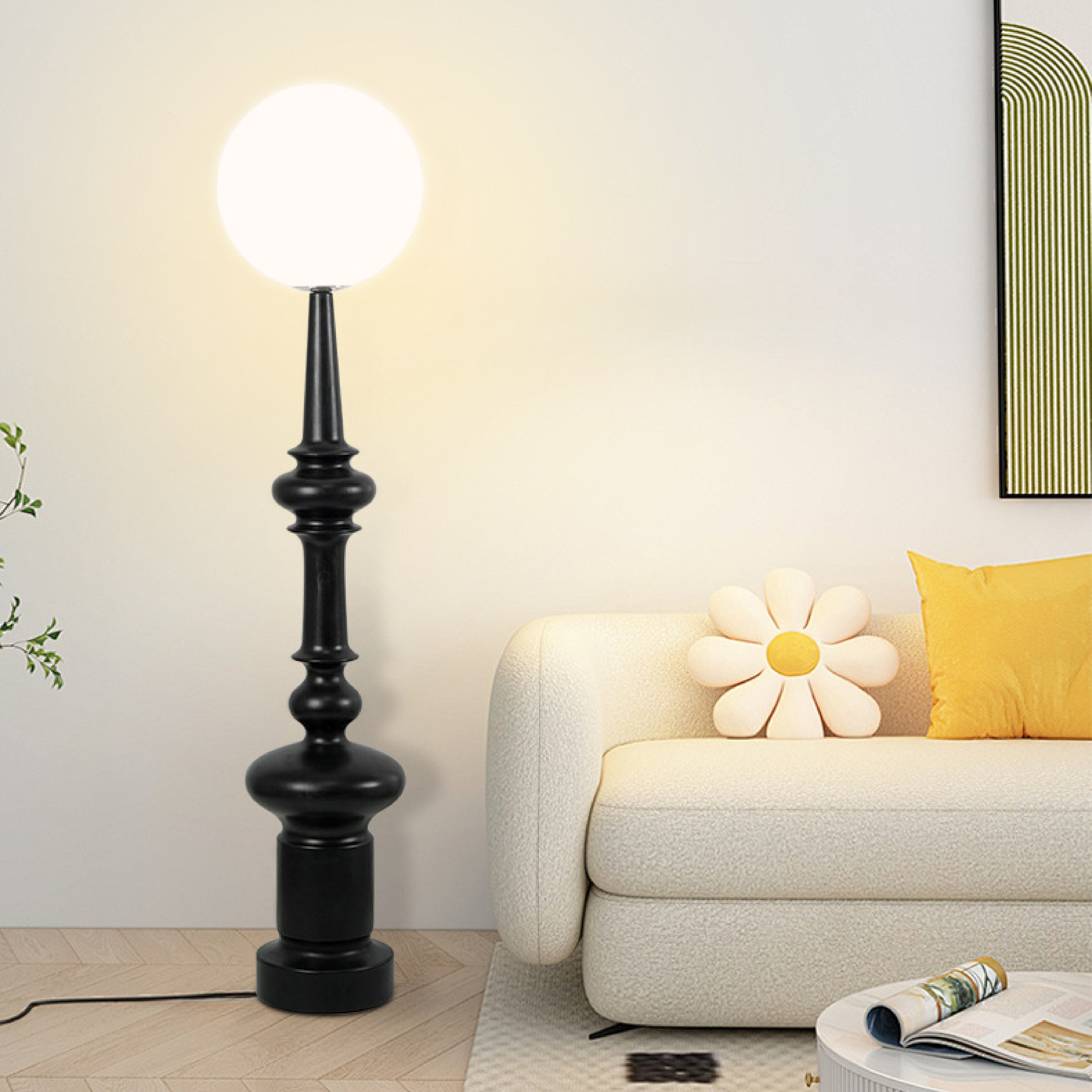 Aestheticor | Modern Bauhaus Black Floor Lamp 0