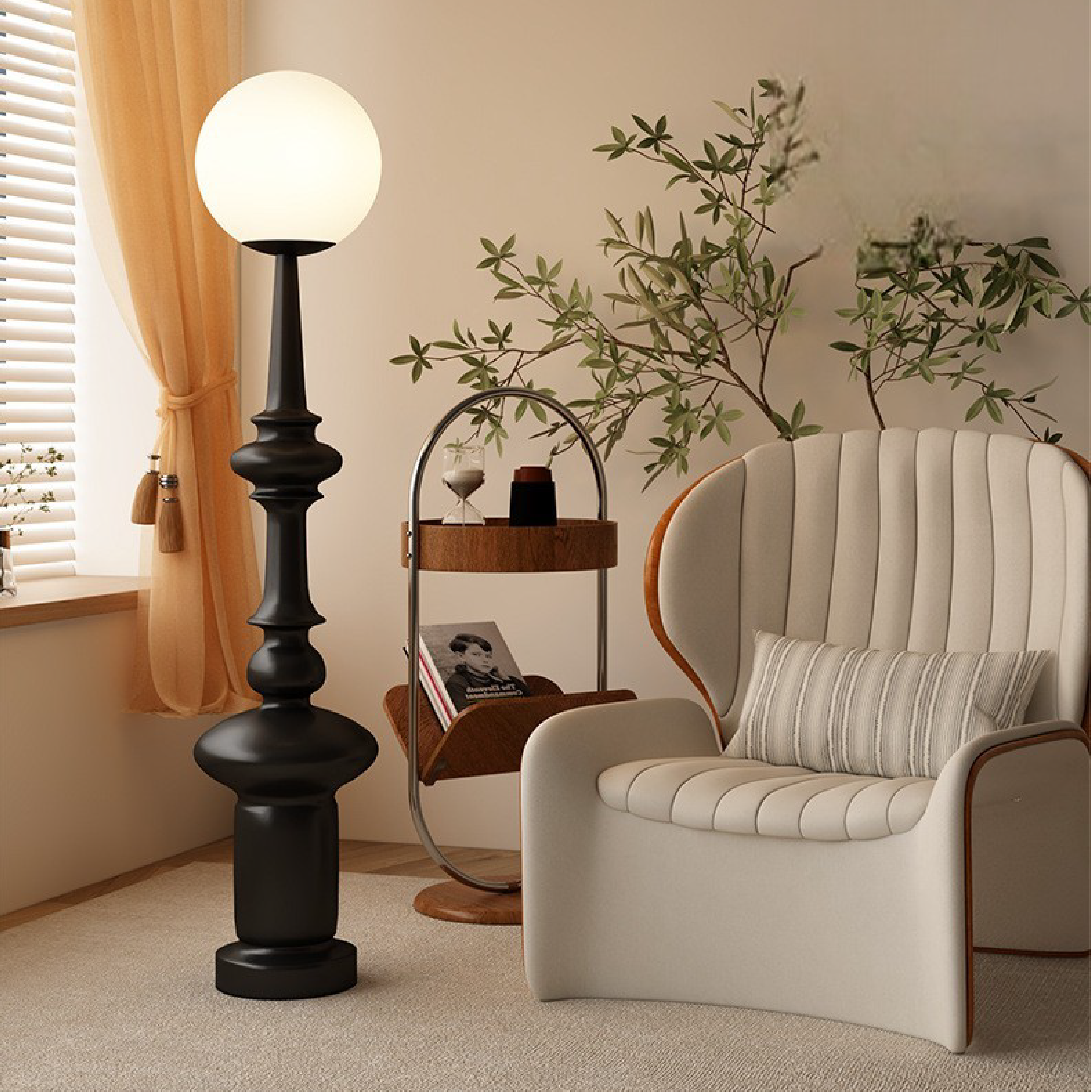 Aestheticor | Modern Bauhaus Black Floor Lamp 3