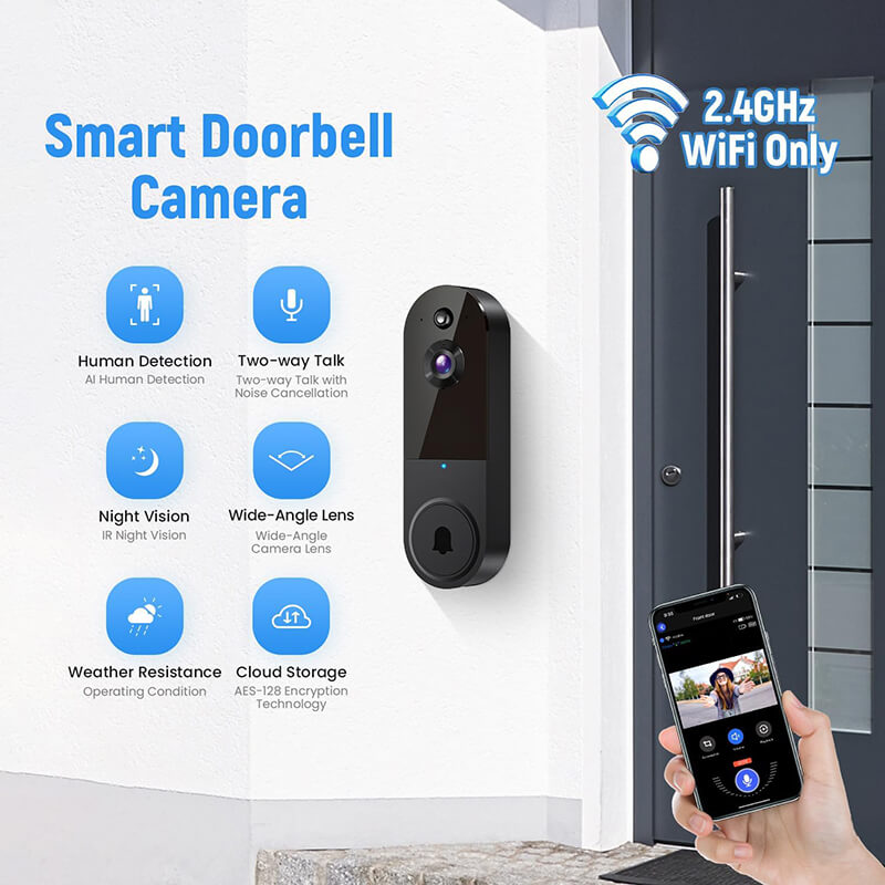 AetherGuard | Advanced AI 1080P Wireless Video Doorbell Camera 3