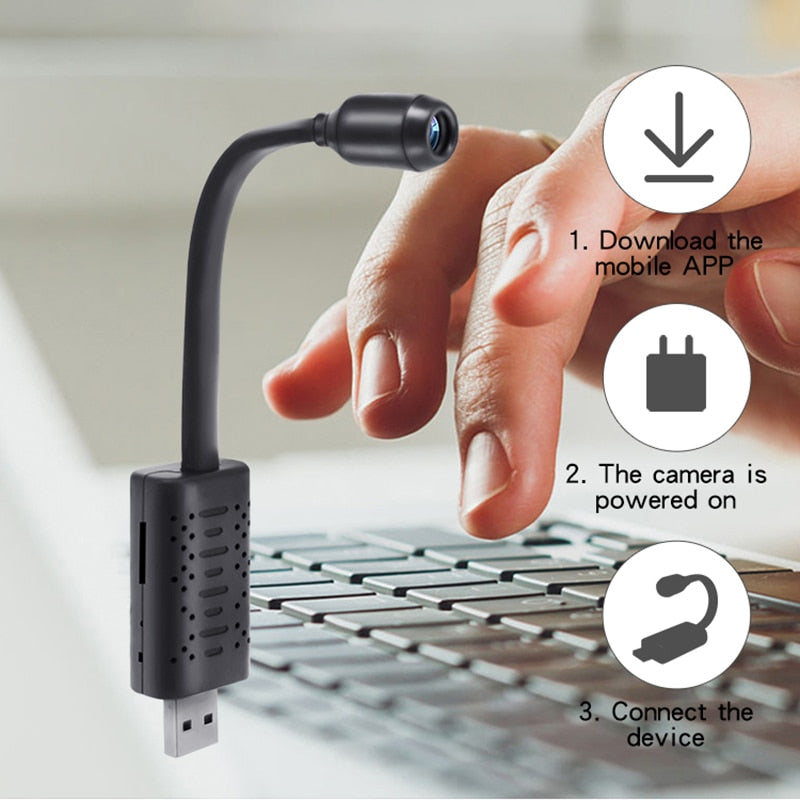 AetherView | Sleek Wireless Home Security Surveillance Camera 1080p 1