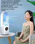 Airevo air cooler | Bladeless USB fan | 6 levels | Quietly & with timer | Humidification 6