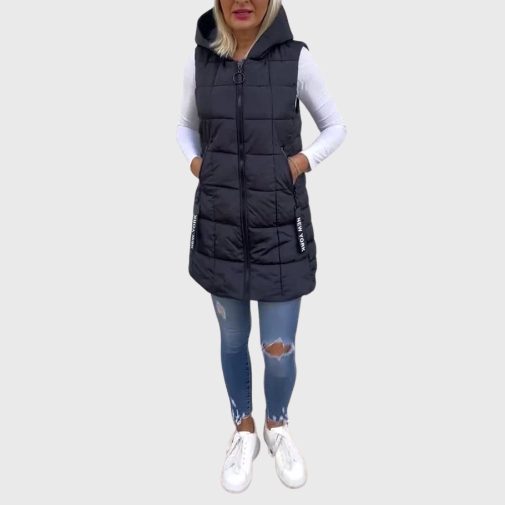 Alba | Women's Sleeveless Padded Winter Coat 0