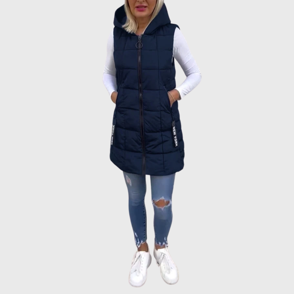 Alba | Women&#39;s Sleeveless Padded Winter Coat 6
